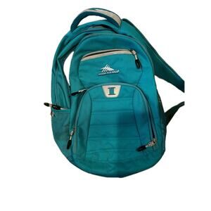 High Sierra Padded Computer See Green Backpack